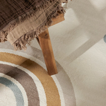 Vloerkleed Skyla Rechthoekig - Creme Multicolor
