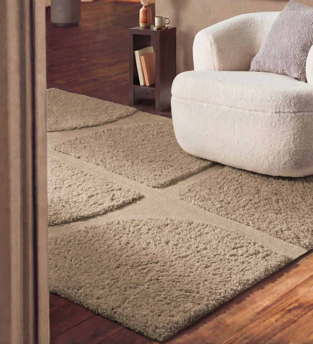 Vloerkleed Jasper Rechthoekig - Beige