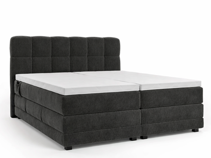 Elektrische Boxspring Lucca - Zwart