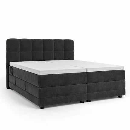 Elektrische Boxspring Lucca - Zwart