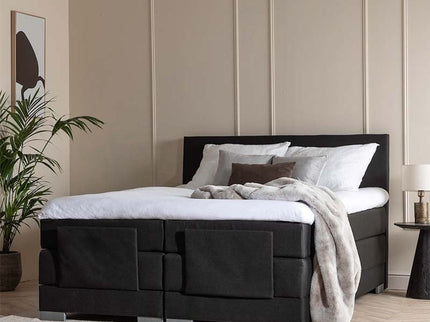 Elektrische Boxspringset Julia - Zwart 90 x 210