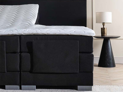Elektrische Boxspringset Julia - Zwart 90 x 210