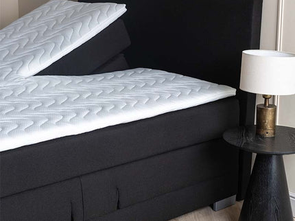 Elektrische Boxspringset Julia - Zwart 90 x 210
