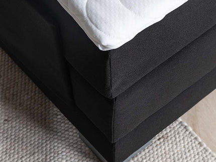 Elektrische Boxspringset Julia - Zwart 90 x 210