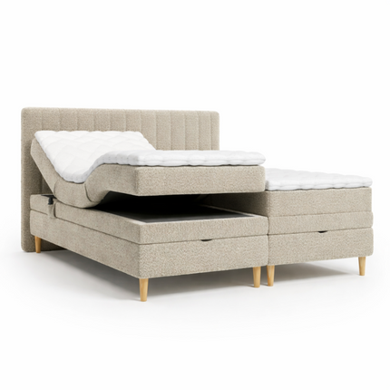 Elektrische Boxspring met Opbergruimte Savoy