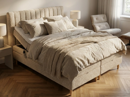 Elektrische Boxspring met Opbergruimte Savoy