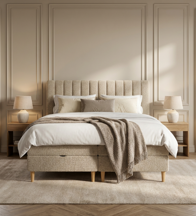 Elektrische Boxspring met Opbergruimte Savoy