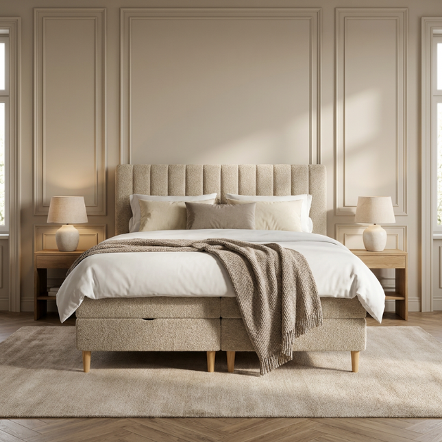 Elektrische Boxspring met Opbergruimte Savoy