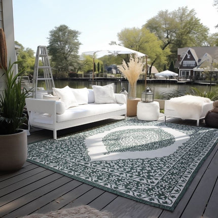 Elle Decoration Dubbelzijdig Buitenkleed Meekly - Groen