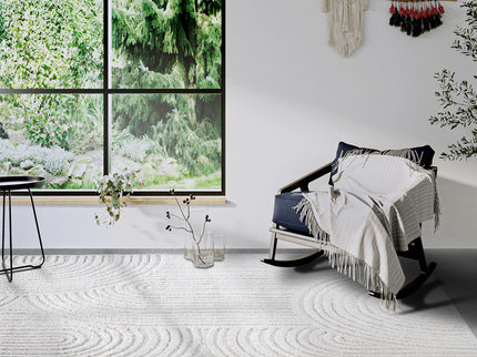 Elle Decoration Gallery Vloerkleed Chappe - Crème Wit