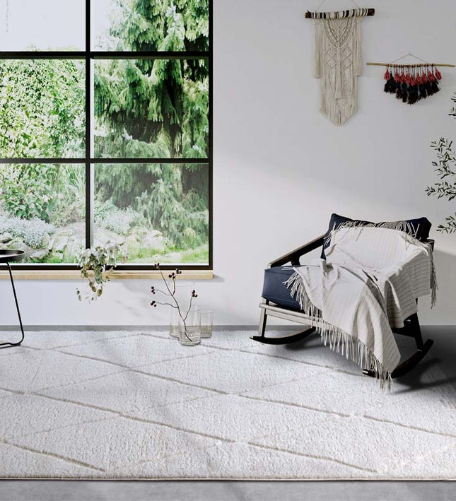 Elle Decoration Gallery Vloerkleed Perrotin - Crème Wit