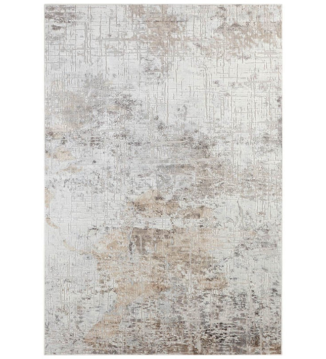 Elle Decoration Maywand Vloerkleed Chameis - Grijs / Beige
