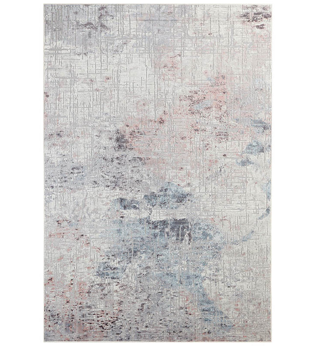 Elle Decoration Maywand Vloerkleed Chameis - Grijsblauw
