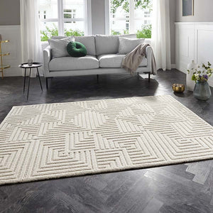 Elle Decoration New York Vloerkleed Mindanao  - Creme