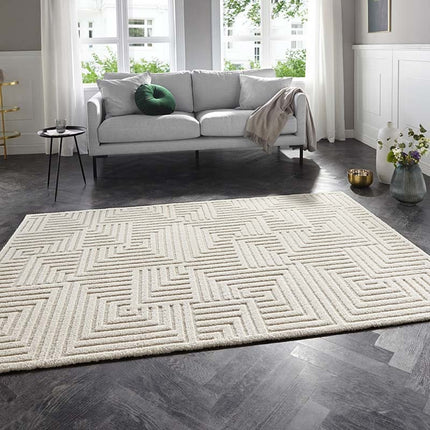 Elle Decoration New York Vloerkleed Mindanao  - Creme