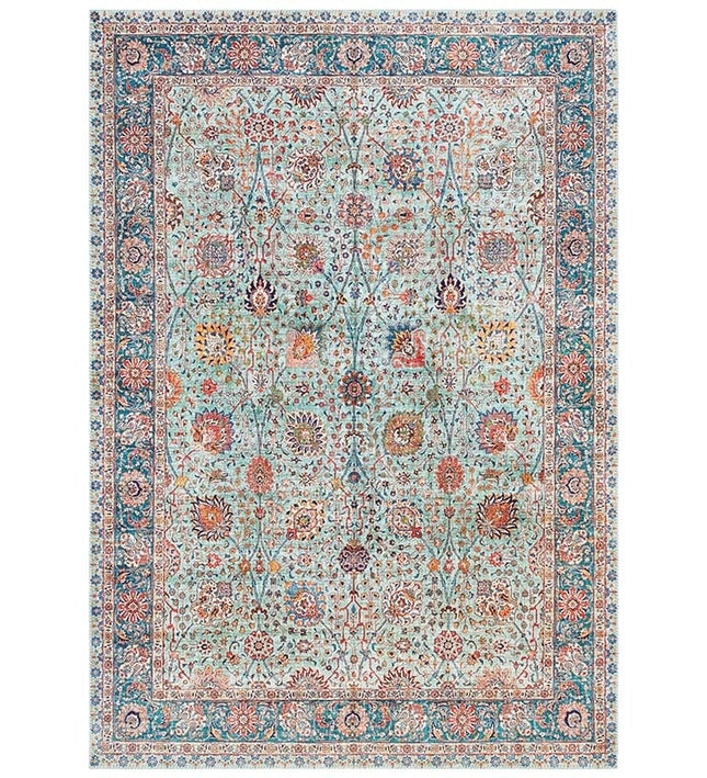Elle Decoration Vloerkleed Mahal - Turquoise