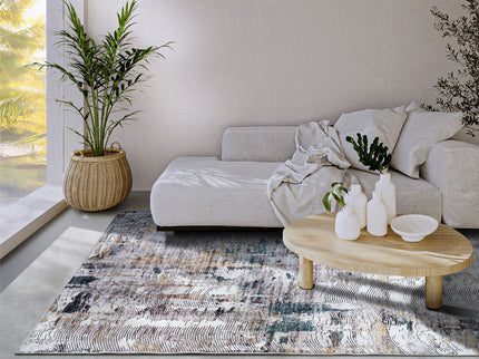 Elle Decoration Vloerkleed Malard - Sapphire Gold
