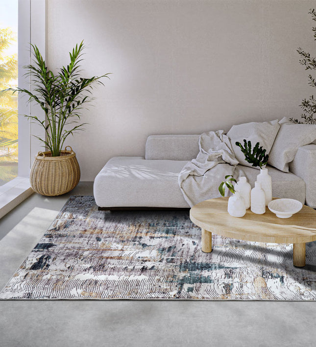 Elle Decoration Vloerkleed Malard - Sapphire Gold