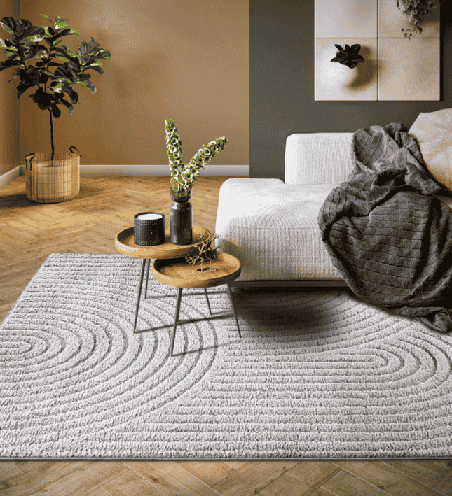 Elle Decoration Vloerkleed Panglao - Lichtgrijs