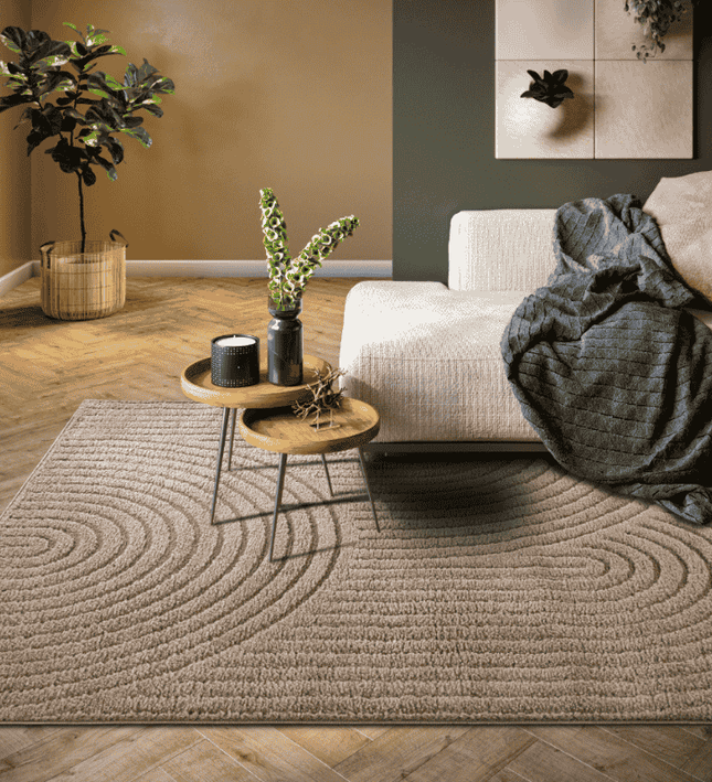 Elle Decoration Vloerkleed Panglao - Taupe