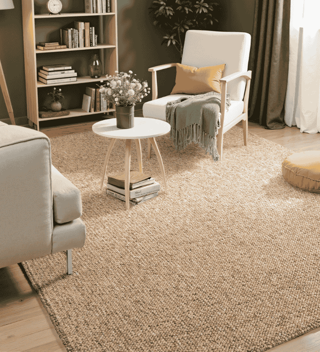 Elle Decoration Vloerkleed Rocco - Bruin
