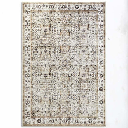 Elle Decoration Vloerkleed Saveh - Creme/goud