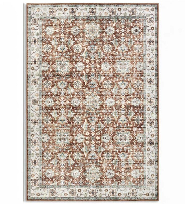 Elle Decoration Vloerkleed Saveh - Rood/creme