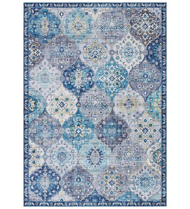 Elle Decoration Vloerkleed Shiraz -Blauw