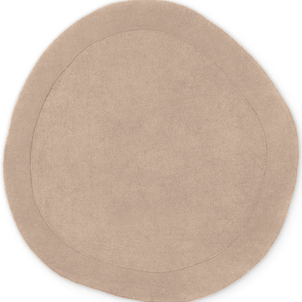 Vloerkleed Kivi Organisch Rond - Natuurbeige
