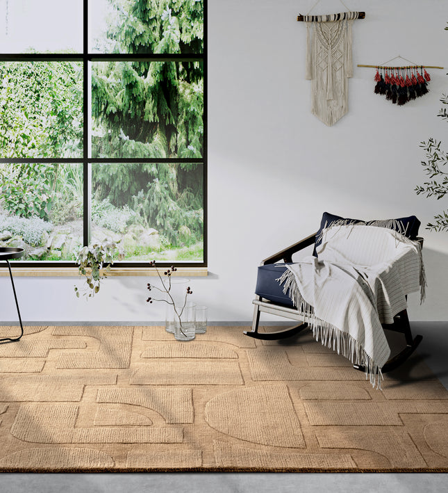 Vloerkleed Alexis Rechthoekig - Beige