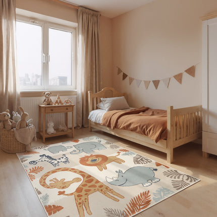 Vloerkleed Savanna Rechthoekig - Creme Multicolor