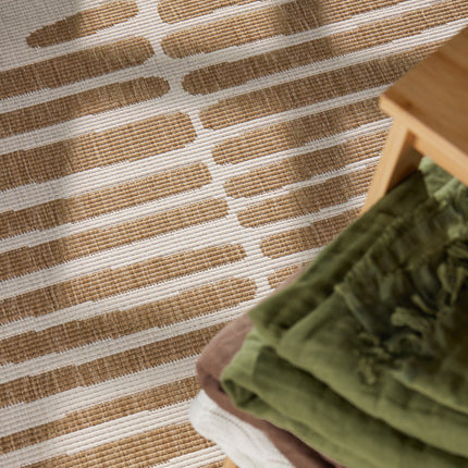Vloerkleed Bounds Rond - Jute Wit