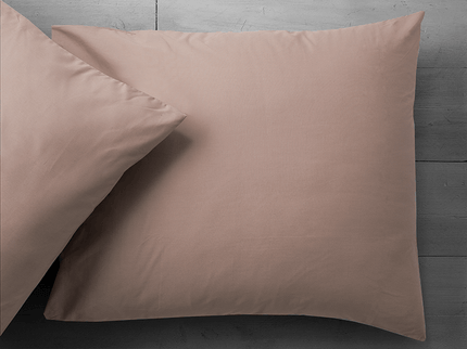 Fresh and Co 2-PACK Katoenen Kussensloop - Taupe