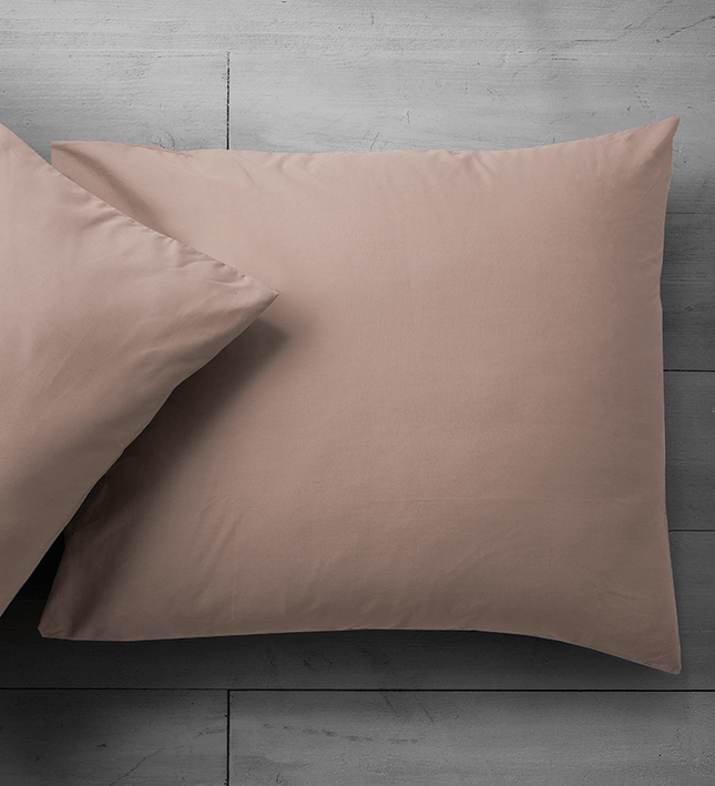 Fresh and Co 2-PACK Katoenen Kussensloop - Taupe
