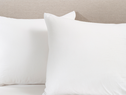 Fresh and Co 2-PACK Kussensloop Flanel - Wit