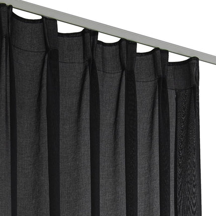 2-PACK: Vitrage Gordijnen - Haken of Ringen