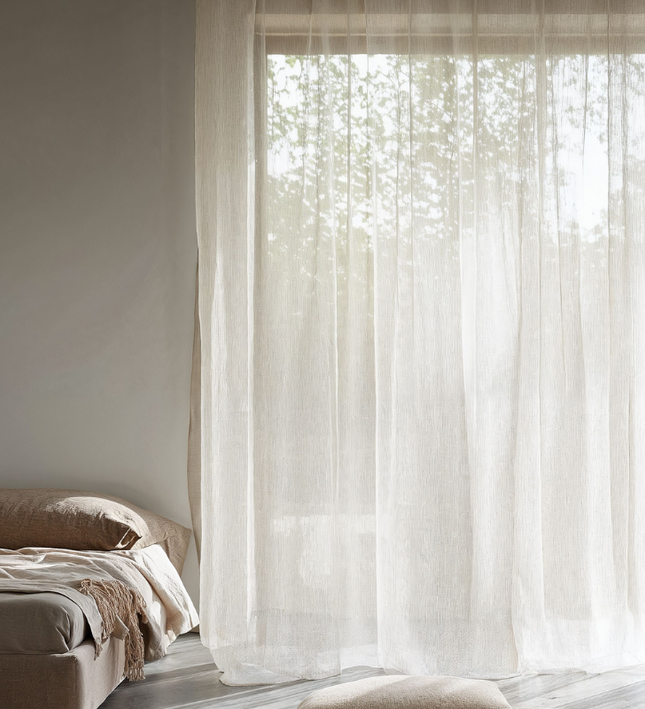Fresh and Co 2-PACK: Vitrage Gordijnen - Haken of Ringen