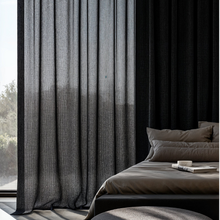 Fresh and Co 2-PACK: Vitrage Gordijnen - Haken of Ringen