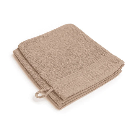 VOORDEEL Badtextielset - Taupe, Creme en Zwart