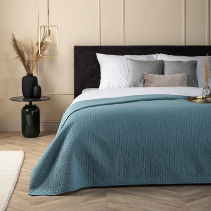 Fresh and Co Bedsprei Ultrasonic Prisma - Blauw