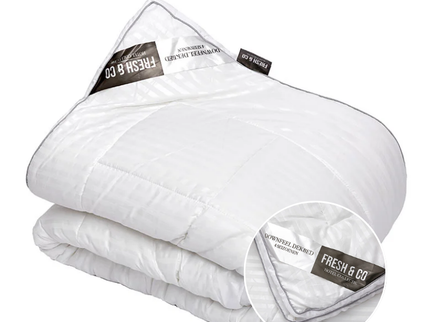 Fresh and Co Dekbed - Hotel Stripe Micro Dons - 4-Seizoenen
