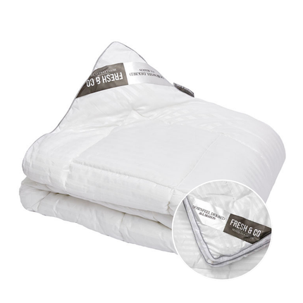 Fresh and Co Dekbed - Hotel Stripe Micro Dons - All-Season