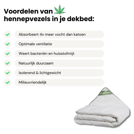 Fresh and Co Dekbed - Natuurlijk Hennep
