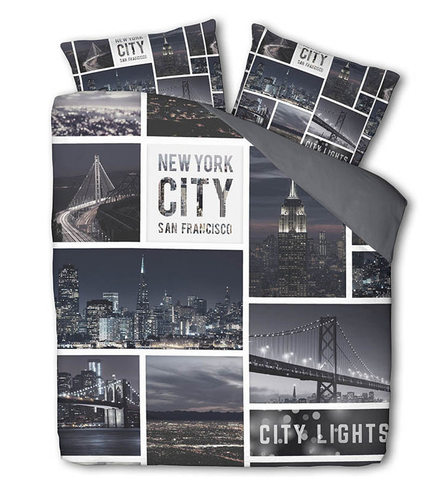 Fresh and Co Dekbedovertrek City Lights