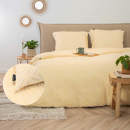 Fresh and Co Dekbedovertrek Ibiza Saar - Geel