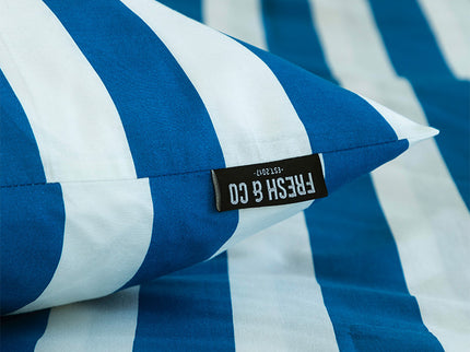 Fresh and Co Dekbedovertrek Katoen - Annefleur - Kobalt