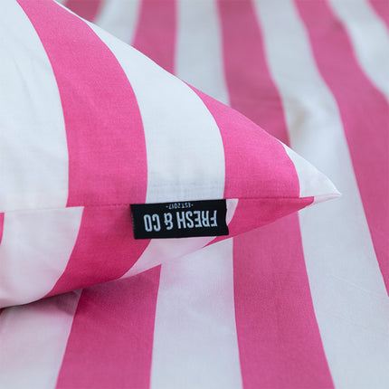 Fresh and Co Dekbedovertrek Katoen - Annefleur - Roze