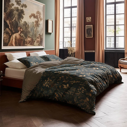 Fresh and Co Dekbedovertrek - Katoen-Satijn - Herbarium - 200 x 250