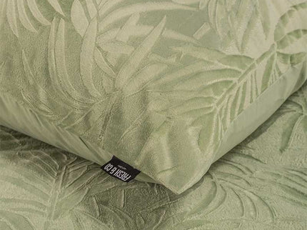 Fresh and Co Dekbedovertrek Mink Palms - Jade