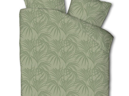 Fresh and Co Dekbedovertrek Mink Palms - Jade